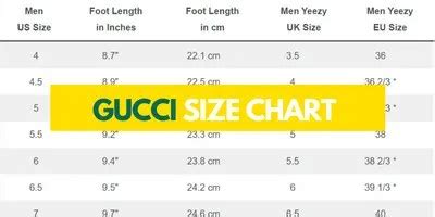 does gucci come in size medium|gucci sneakers size chart.